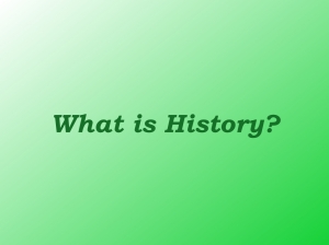 What Is History?.001